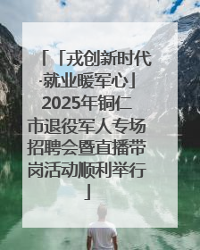 「戎创新时代·就业暖军心」2025年铜仁市退役军人专场招聘会暨直播带岗活动顺利举行