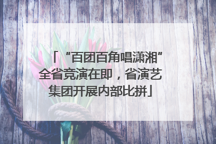 “百团百角唱潇湘”全省竞演在即，省演艺集团开展内部比拼