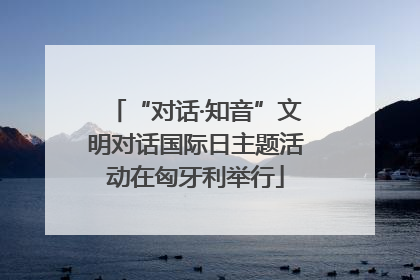 “对话·知音”文明对话国际日主题活动在匈牙利举行