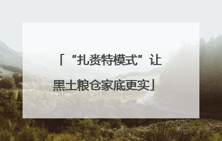 “扎赉特模式”让黑土粮仓家底更实