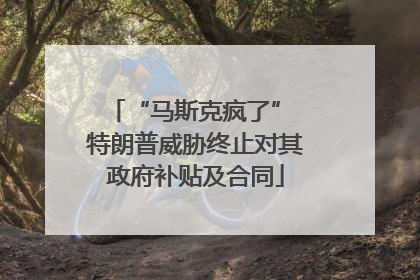 “马斯克疯了” 特朗普威胁终止对其政府补贴及合同