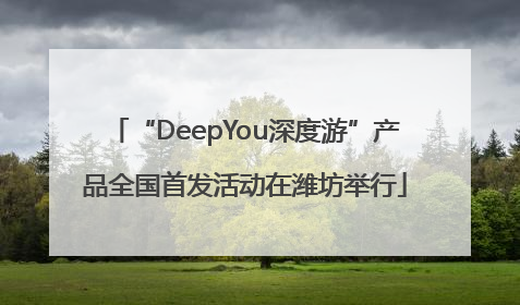 “DeepYou深度游”产品全国首发活动在潍坊举行