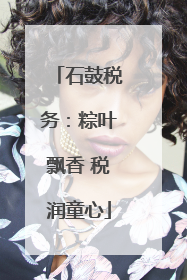 石鼓税务：粽叶飘香 税润童心