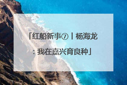 红船新事⑦丨杨海龙：我在嘉兴育良种
