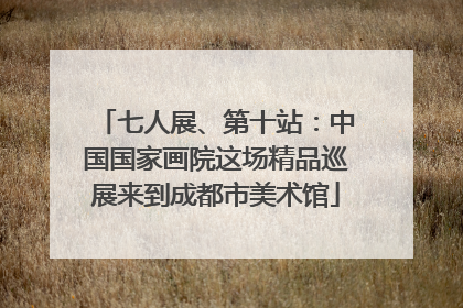 七人展、第十站：中国国家画院这场精品巡展来到成都市美术馆