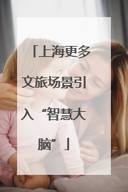 上海更多文旅场景引入“智慧大脑”