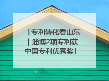 专利转化看山东｜淄博2项专利获中国专利优秀奖