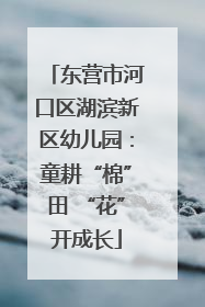 东营市河口区湖滨新区幼儿园：童耕“棉”田 “花”开成长