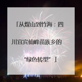 从煤山到竹海：四川宜宾仙峰苗族乡的“绿色转型”