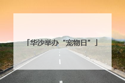 华沙举办“宠物日”
