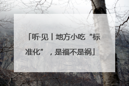 听·见丨地方小吃“标准化”，是福不是祸