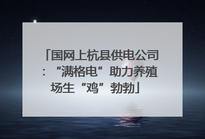 国网上杭县供电公司：“满格电”助力养殖场生“鸡”勃勃