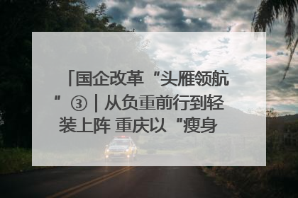 国企改革“头雁领航”③｜从负重前行到轻装上阵 重庆以“瘦身”谋“健体”