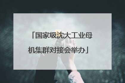 国家级沈大工业母机集群对接会举办