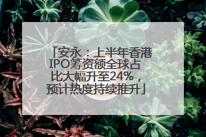 安永：上半年香港IPO筹资额全球占比大幅升至24%，预计热度持续推升