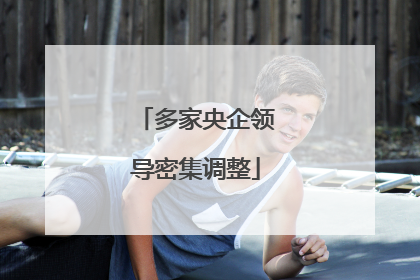 多家央企领导密集调整