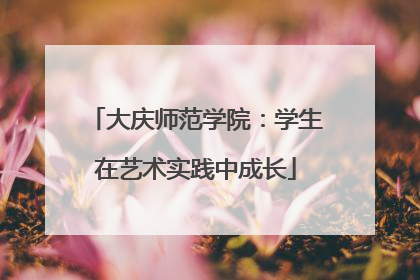 大庆师范学院：学生在艺术实践中成长