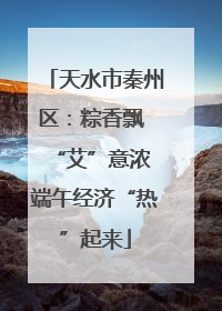 天水市秦州区：粽香飘 “艾”意浓 端午经济“热”起来