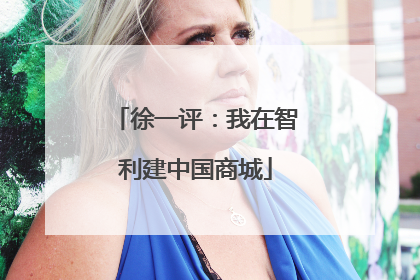 徐一评：我在智利建中国商城