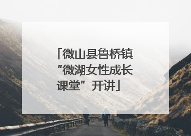 微山县鲁桥镇“微湖女性成长课堂”开讲