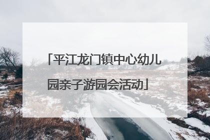 平江龙门镇中心幼儿园亲子游园会活动