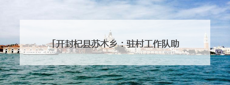 开封杞县苏木乡：驻村工作队助力夏粮抢收按下 “快进键”