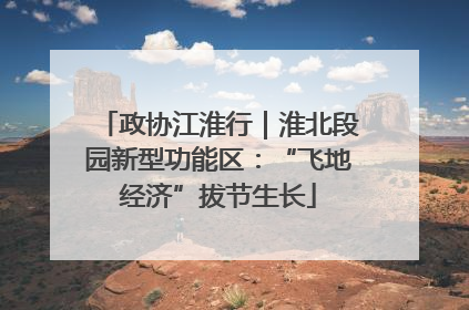 政协江淮行｜淮北段园新型功能区：“飞地经济”拔节生长