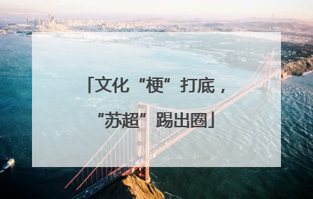 文化“梗”打底，“苏超”踢出圈