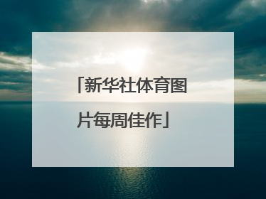 新华社体育图片每周佳作