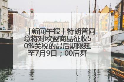 新闻午报丨特朗普同意将对欧盟商品征收50%关税的最后期限延至7月9日；00后舞蹈老师“花式”推介家乡岳阳>>