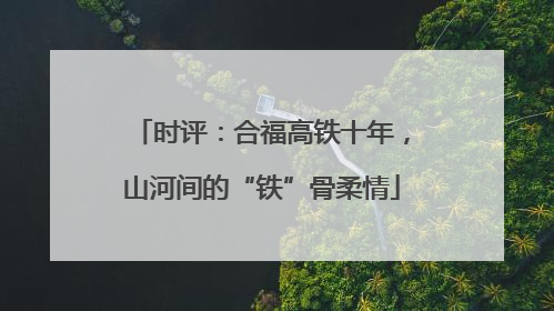 时评：合福高铁十年，山河间的“铁”骨柔情