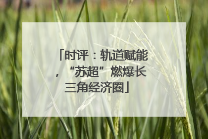 时评：轨道赋能，“苏超”燃爆长三角经济圈