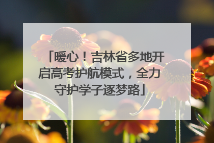 暖心！吉林省多地开启高考护航模式，全力守护学子逐梦路