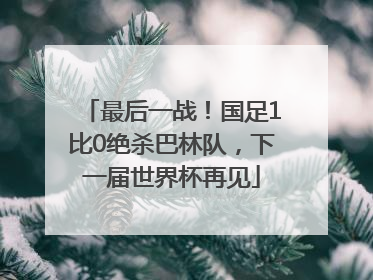 最后一战！国足1比0绝杀巴林队，下一届世界杯再见