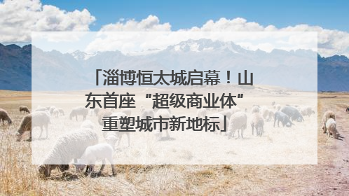 淄博恒太城启幕！山东首座“超级商业体”重塑城市新地标