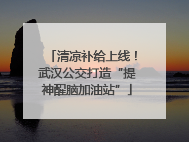 清凉补给上线！武汉公交打造“提神醒脑加油站”