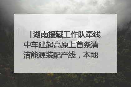 湖南援藏工作队牵线中车建起高原上首条清洁能源装配产线，本地大学生成车间检验员