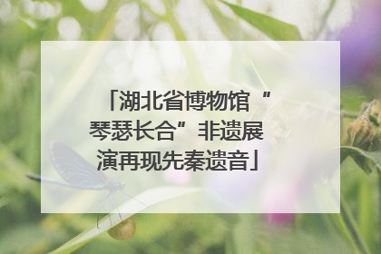 湖北省博物馆“琴瑟长合”非遗展演再现先秦遗音