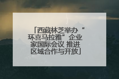 西藏林芝举办“环喜马拉雅”企业家国际会议 推进区域合作与开放