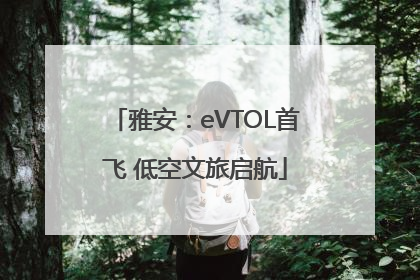 雅安：eVTOL首飞 低空文旅启航