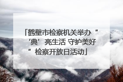 鹤壁市检察机关举办“‘典’亮生活 守护美好”检察开放日活动