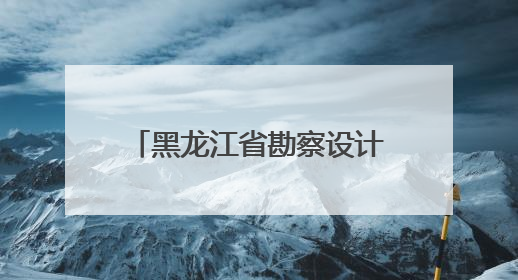 黑龙江省勘察设计协会冰雪创意设计专业委员会揭牌
