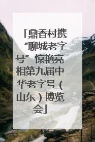 鼎香村携“聊城老字号”惊艳亮相第九届中华老字号（山东）博览会