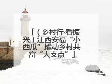 （乡村行·看振兴）江西安福“小西瓜”撬动乡村共富“大支点”