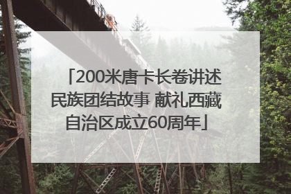 200米唐卡长卷讲述民族团结故事 献礼西藏自治区成立60周年