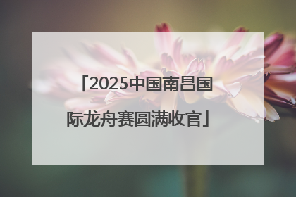 2025中国南昌国际龙舟赛圆满收官