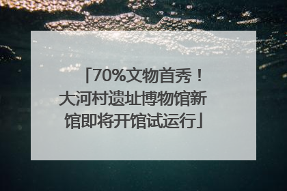 70%文物首秀！大河村遗址博物馆新馆即将开馆试运行